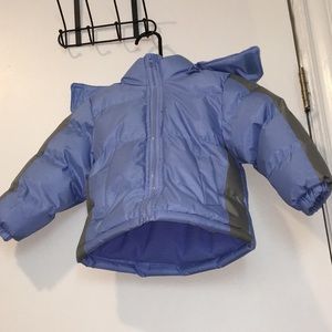 Children’s winter coat with hood